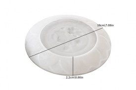 Molde silicona plato decorado